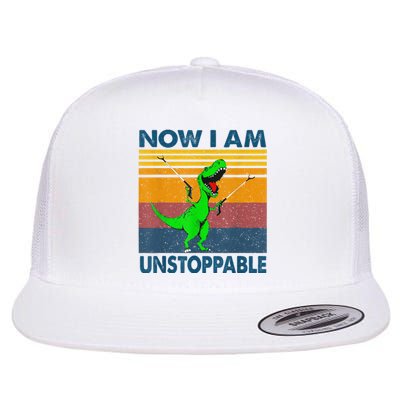 Now Im Unstoppable Flat Bill Trucker Hat