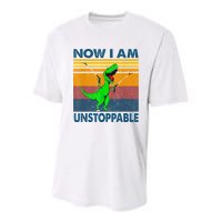 Now Im Unstoppable Youth Performance Sprint T-Shirt