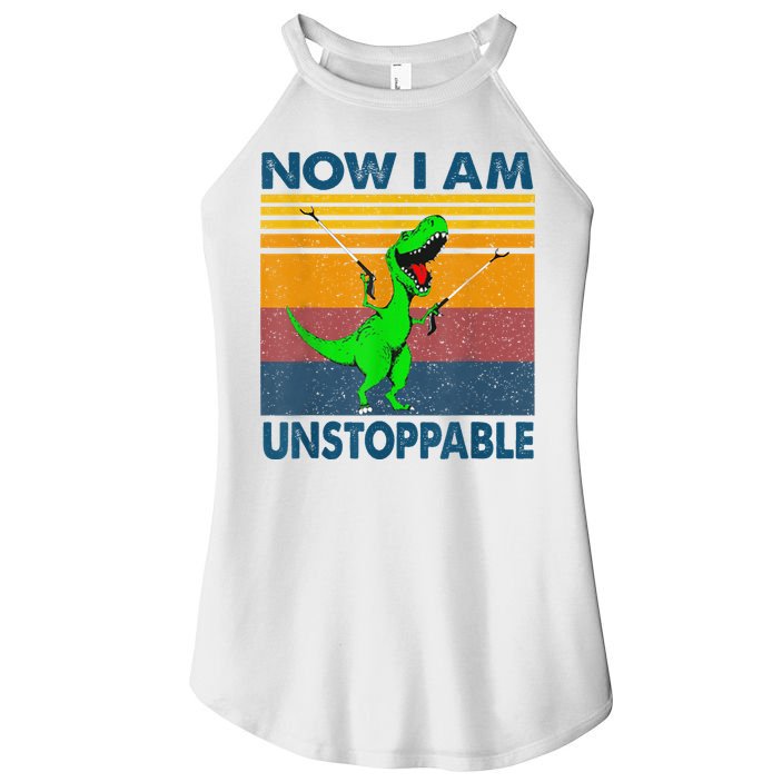 Now Im Unstoppable Women's Perfect Tri Rocker Tank