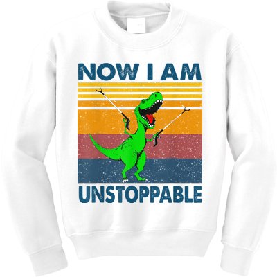 Now Im Unstoppable Kids Sweatshirt