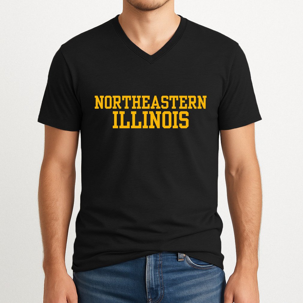 Northeastern Illinois University V-Neck T-Shirt