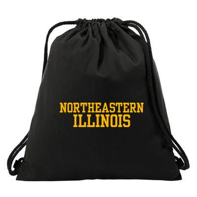 Northeastern Illinois University Drawstring Bag