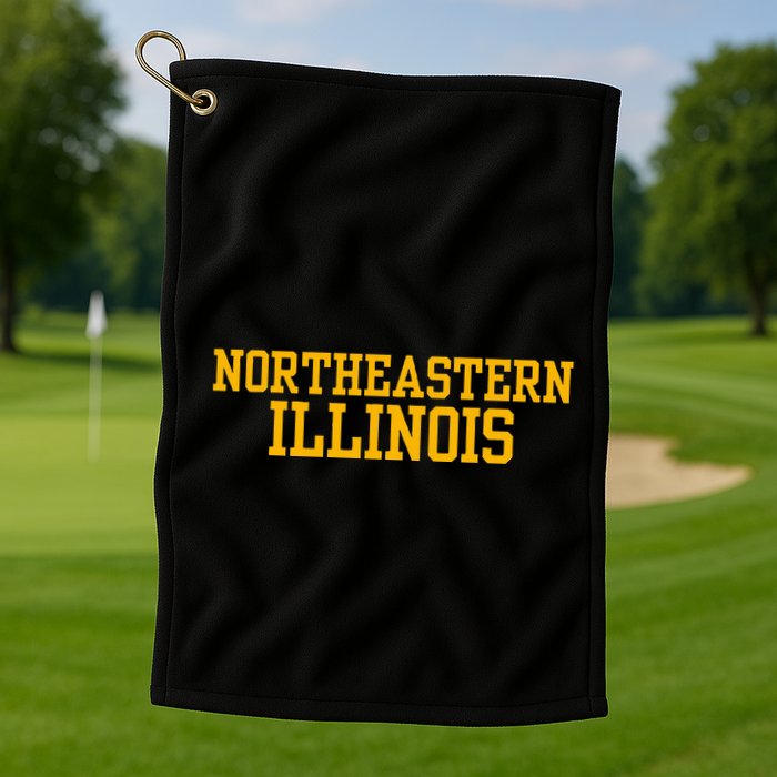 Northeastern Illinois University Golf Towel