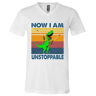 Now I'm Unstoppable V-Neck T-Shirt