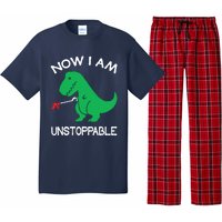 Now IM Unstoppable Funny Trex Dinosaur Pajama Set