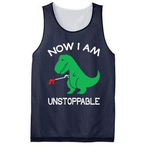 Now IM Unstoppable Funny Trex Dinosaur Mesh Reversible Basketball Jersey Tank