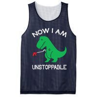 Now IM Unstoppable Funny Trex Dinosaur Mesh Reversible Basketball Jersey Tank