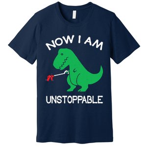 Now IM Unstoppable Funny Trex Dinosaur Premium T-Shirt