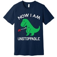 Now IM Unstoppable Funny Trex Dinosaur Premium T-Shirt