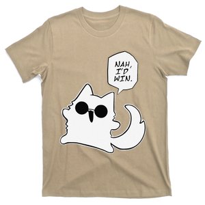 Nah ID Win Funny Gojo Japanese Cat Meme T-Shirt