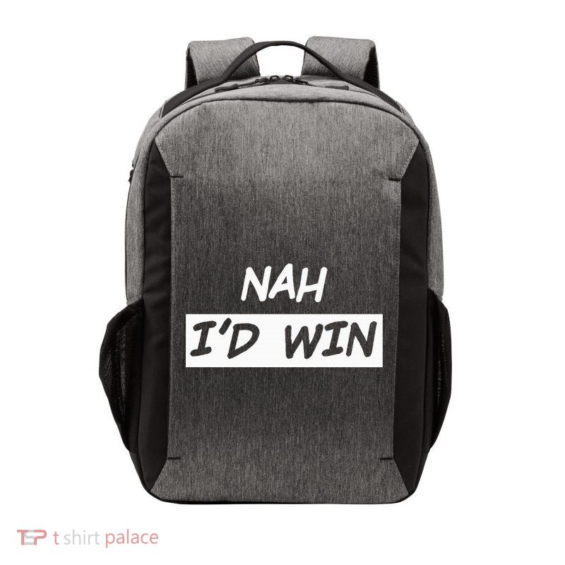 Nah I'd Win Vector Backpack