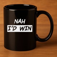 Nah ID Win 11oz C Handle Ceramic Mug
