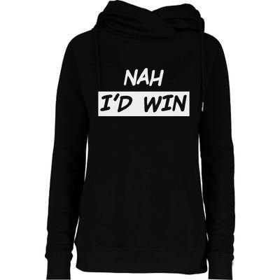 Nah ID Win Womens Funnel Neck Pullover Hood