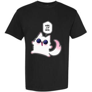 Nah ID Win Gojo Cat Meme Garment-Dyed Heavyweight T-Shirt