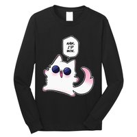 Nah ID Win Gojo Cat Meme Long Sleeve Shirt