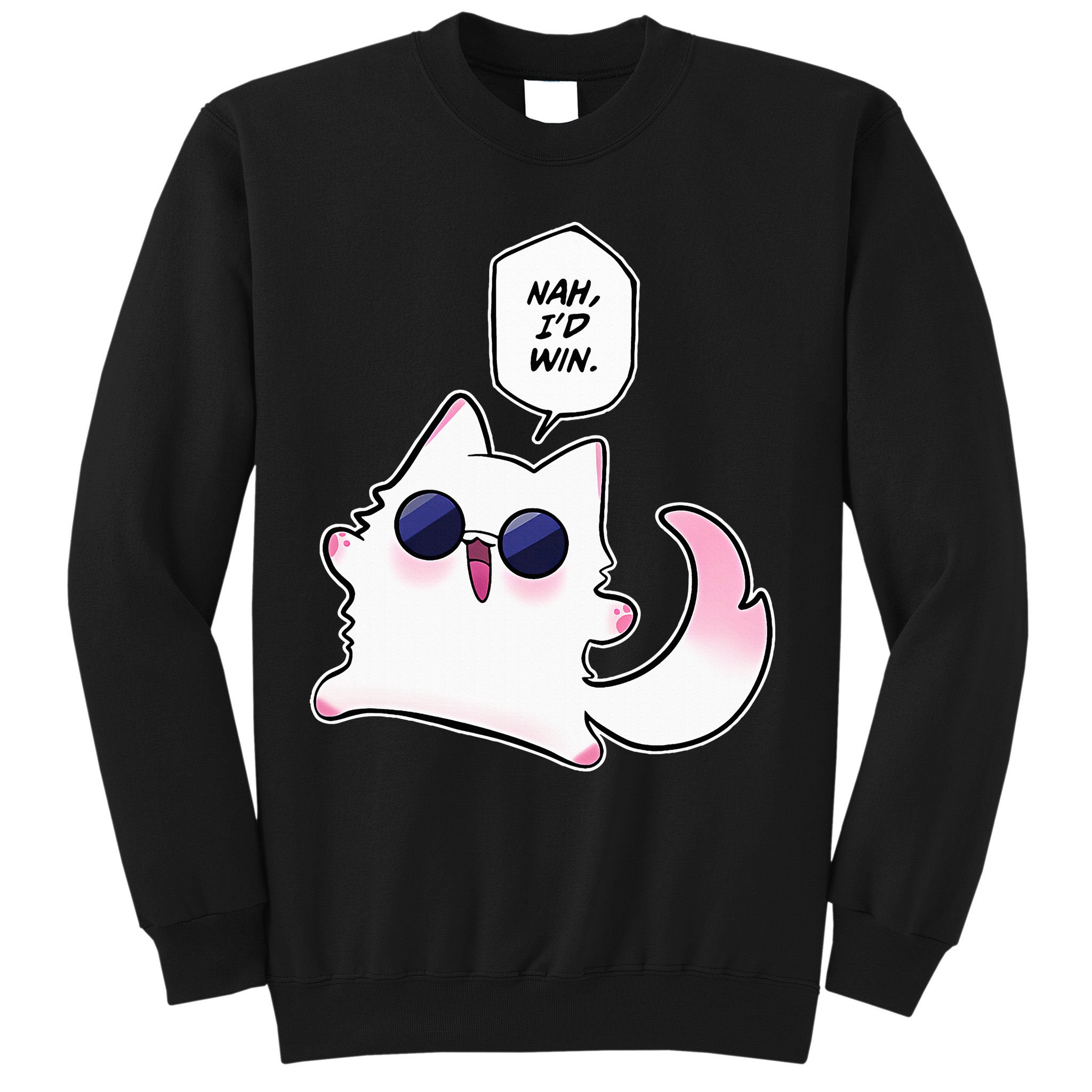 Nah ID Win Gojo Cat Meme Sweatshirt