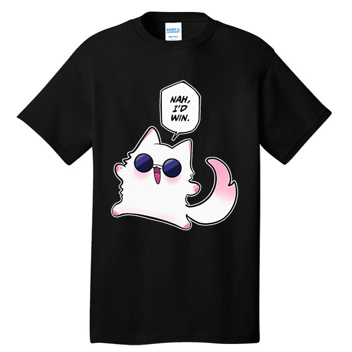 Nah ID Win Gojo Cat Meme Tall T-Shirt