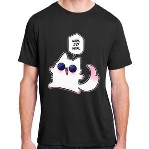 Nah ID Win Gojo Cat Meme Adult ChromaSoft Performance T-Shirt