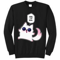 Nah ID Win Gojo Cat Meme Tall Sweatshirt