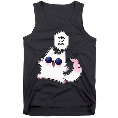 Nah ID Win Gojo Cat Meme Tank Top