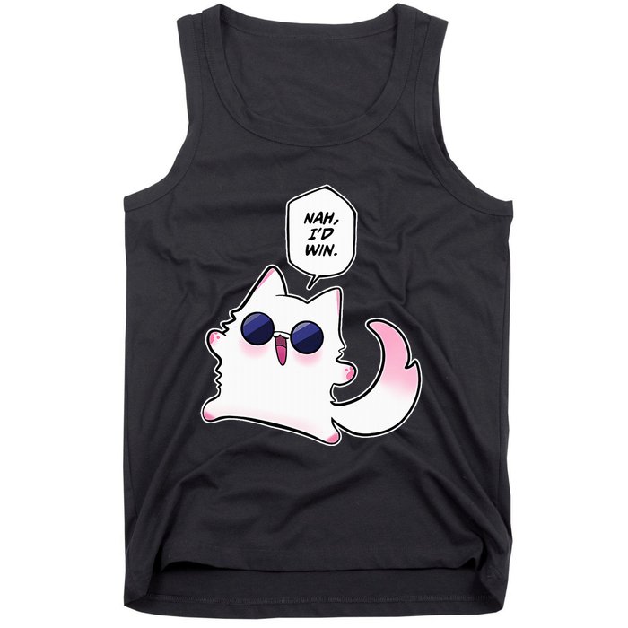 Nah ID Win Gojo Cat Meme Tank Top