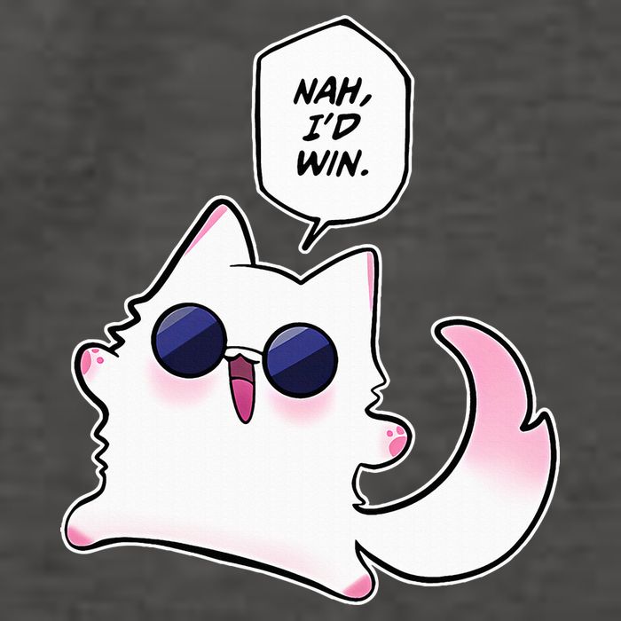 Nah ID Win Gojo Cat Meme Vector Backpack