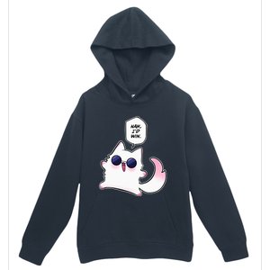 Nah ID Win Gojo Cat Meme Urban Pullover Hoodie