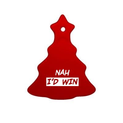 Nah ID Win Ceramic Tree Ornament