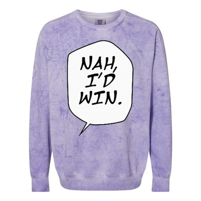 Nah ID Win Colorblast Crewneck Sweatshirt