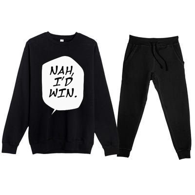 Nah ID Win Premium Crewneck Sweatsuit Set