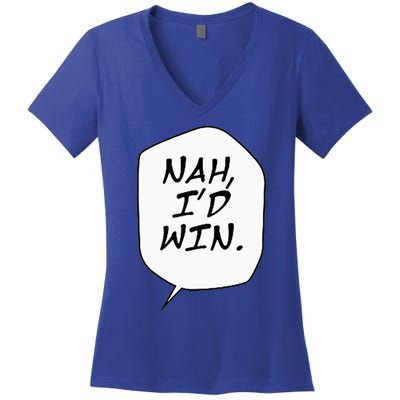 Nah ID Win Women's V-Neck T-Shirt