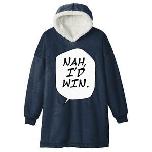 Nah ID Win Hooded Wearable Blanket