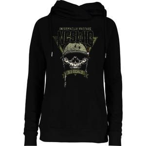 Ncswic Information Warfare Womens Funnel Neck Pullover Hood