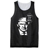 Nah ID Win Funny Trump 2024 Republican Usa Memes Gift Mesh Reversible Basketball Jersey Tank