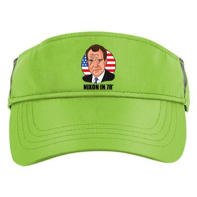 Nixon In 78' President USA Flag Adult Drive Performance Visor