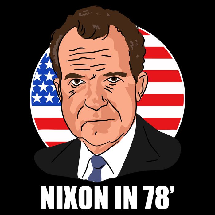 Nixon In 78' President USA Flag Doggie Tank