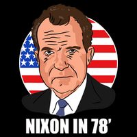 Nixon In 78' President USA Flag Cooling Performance Crew T-Shirt