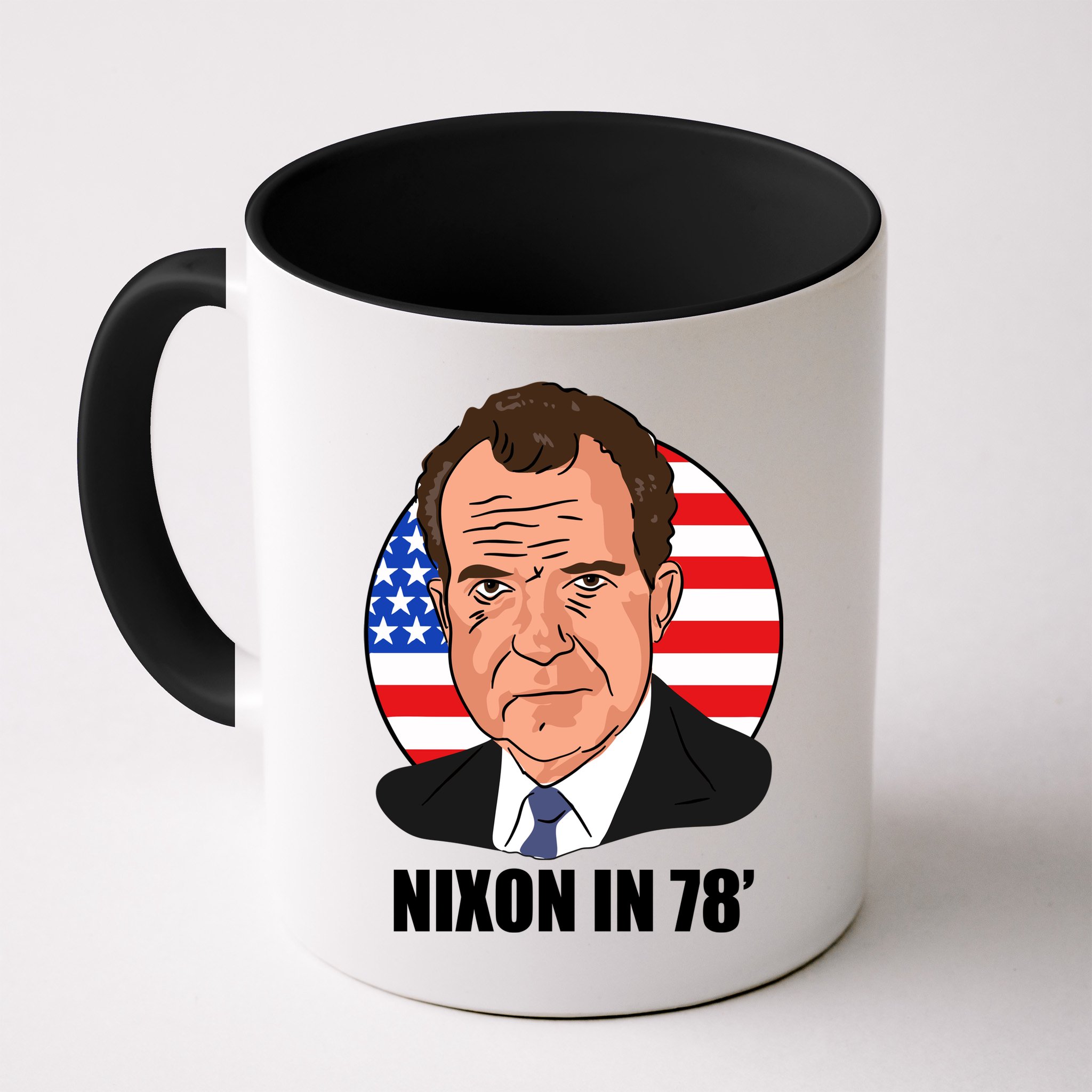 Nixon In 78' President USA Flag Mug