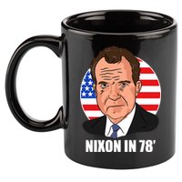 Nixon In 78' President USA Flag 11oz C Handle Ceramic Mug
