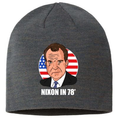 Nixon In 78' President USA Flag Sustainable Beanie