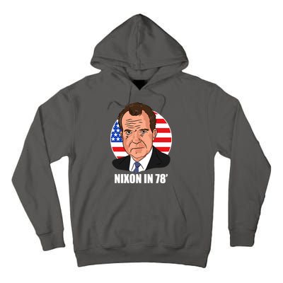 Nixon In 78' President USA Flag Tall Hoodie