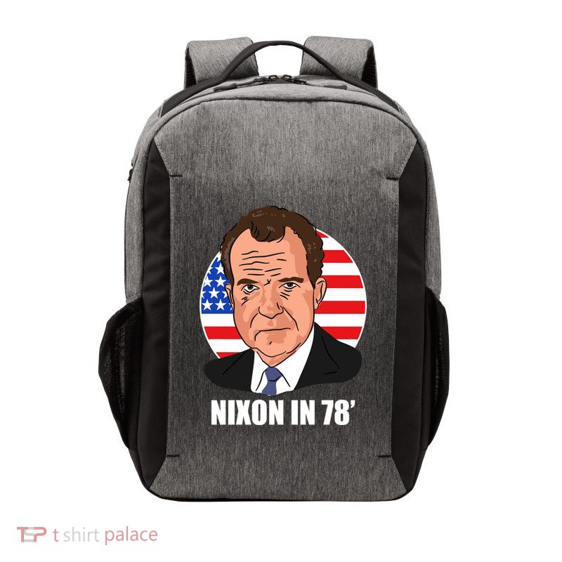 Nixon In 78' President USA Flag Vector Backpack