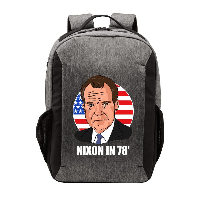 Nixon In 78' President USA Flag Vector Backpack