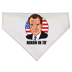 Nixon In 78' President USA Flag USA-Made Doggie Bandana