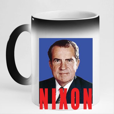 Nixon Poster 11oz Black Color Changing Mug