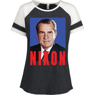 Nixon Poster Enza Ladies Jersey Colorblock Tee