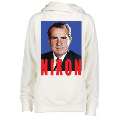 Nixon Poster Womens Funnel Neck Pullover Hood