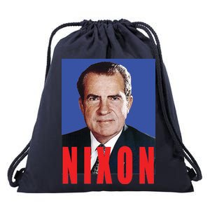 Nixon Poster Drawstring Bag