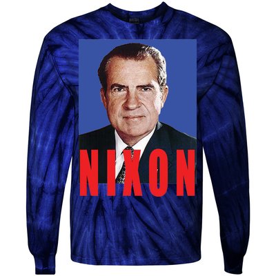 Nixon Poster Tie-Dye Long Sleeve Shirt