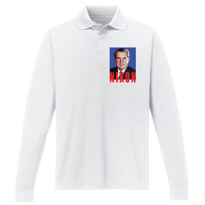 Nixon Poster Performance Long Sleeve Polo